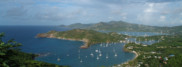 Antigua view from English Harbour