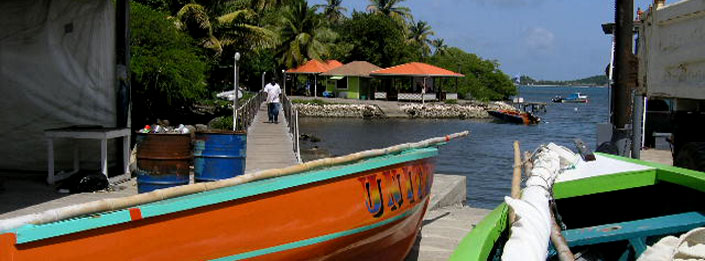Boat dock Guyana