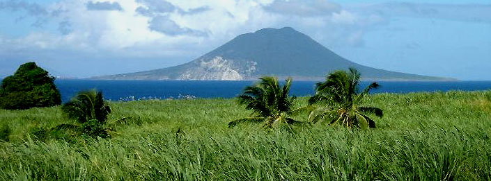 View of Nevis from St Kitts