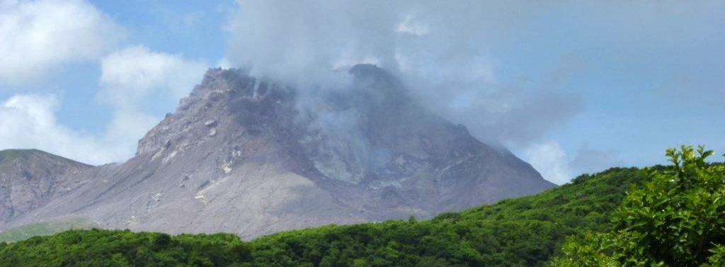 Montserrat Volcano island
